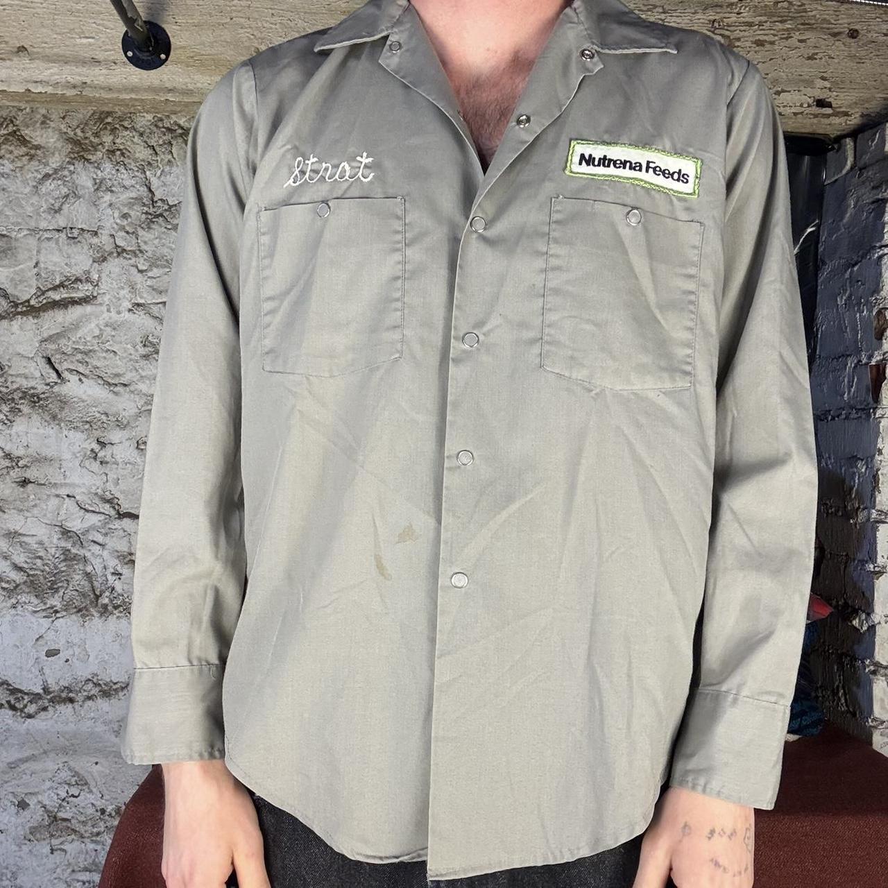 1960s Nutrena Chainstitched Work Shirt