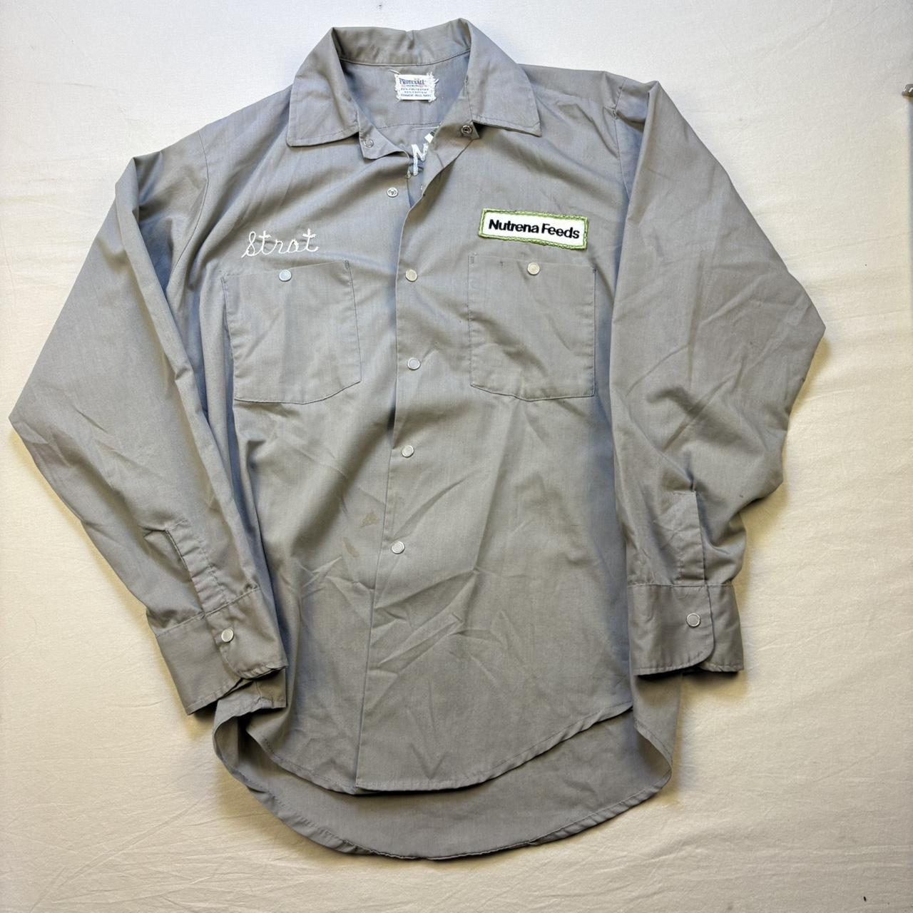 1960s Nutrena Chainstitched Work Shirt