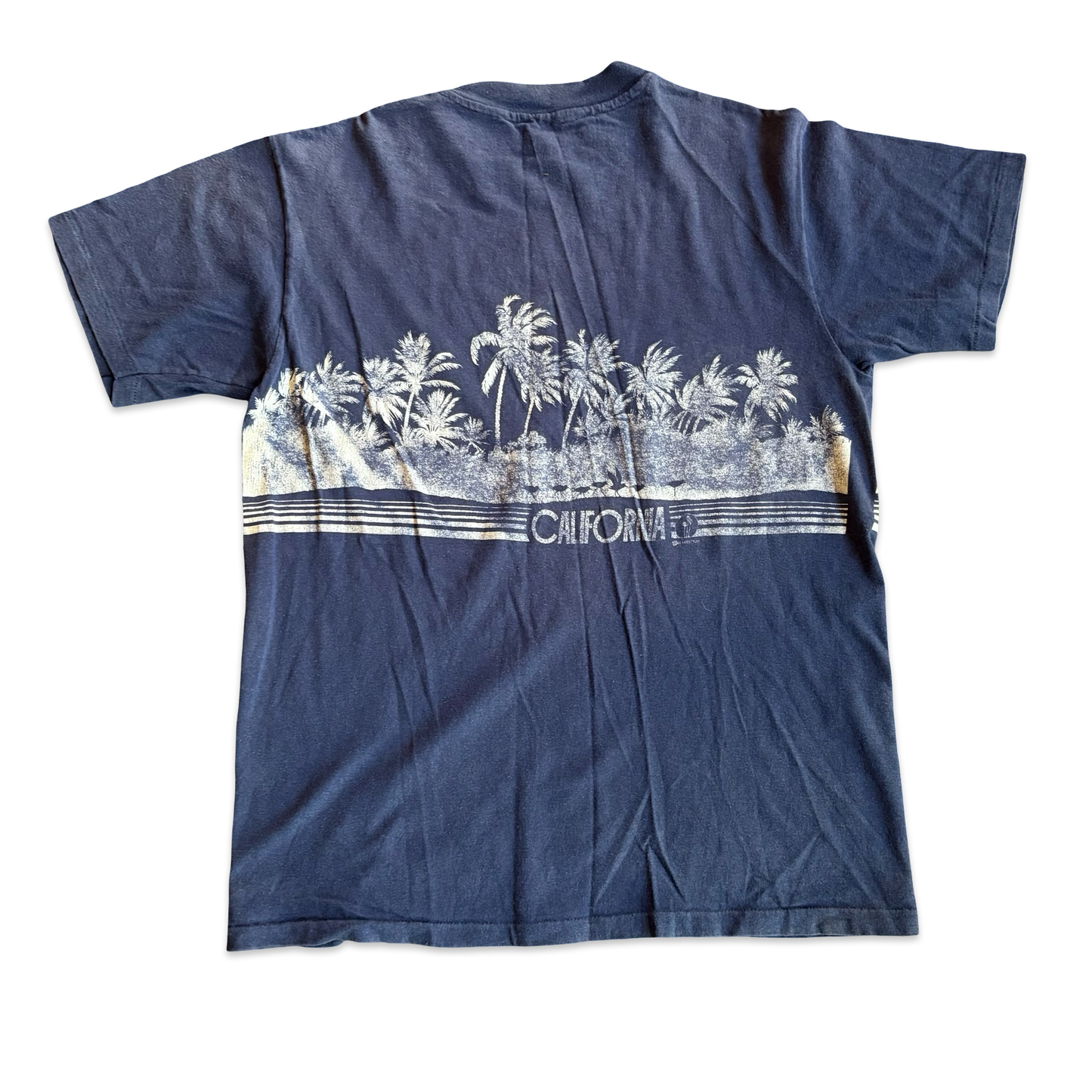 1990s Newport Beach California Graphic Wraparound Tee