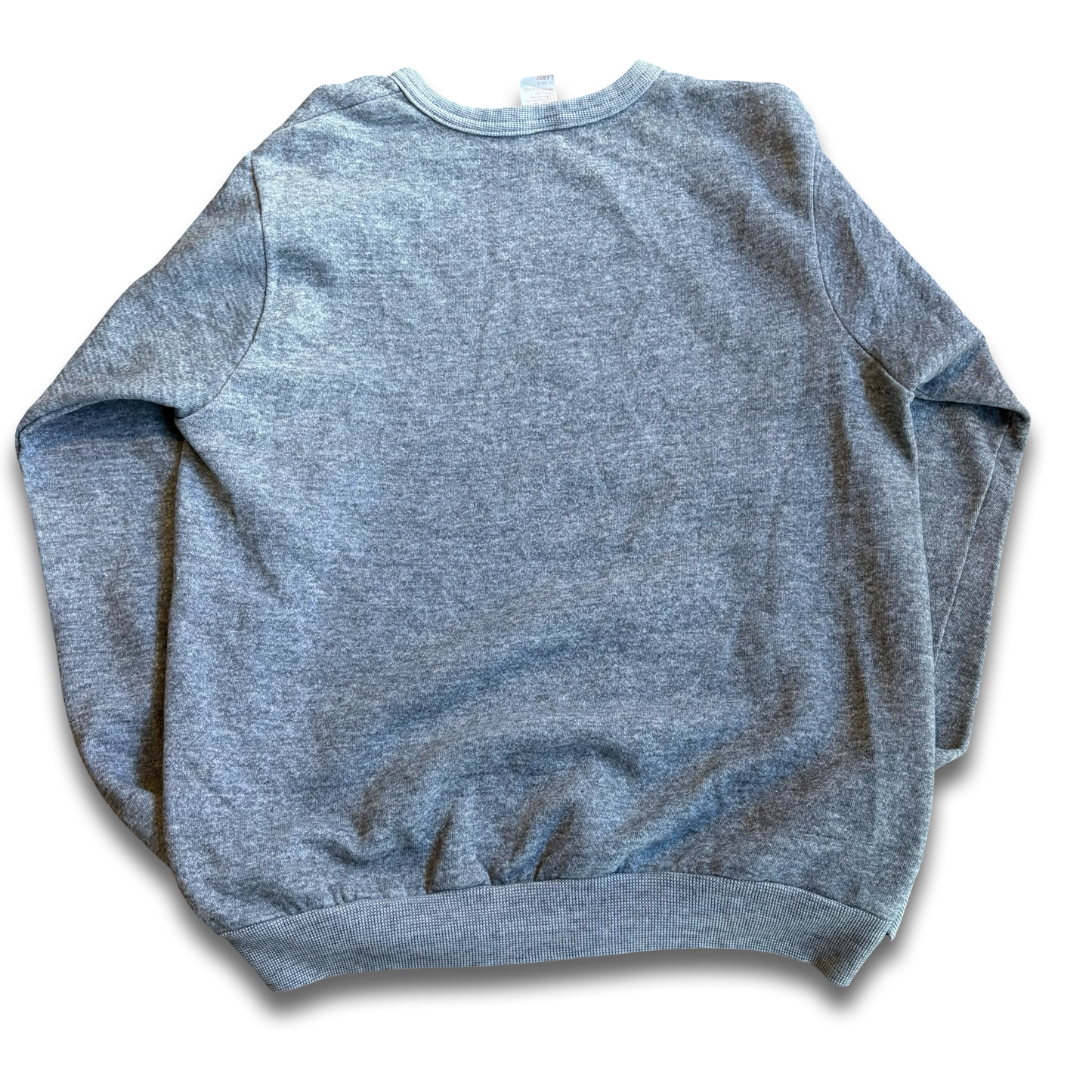 1980s Plaid Print Crewneck