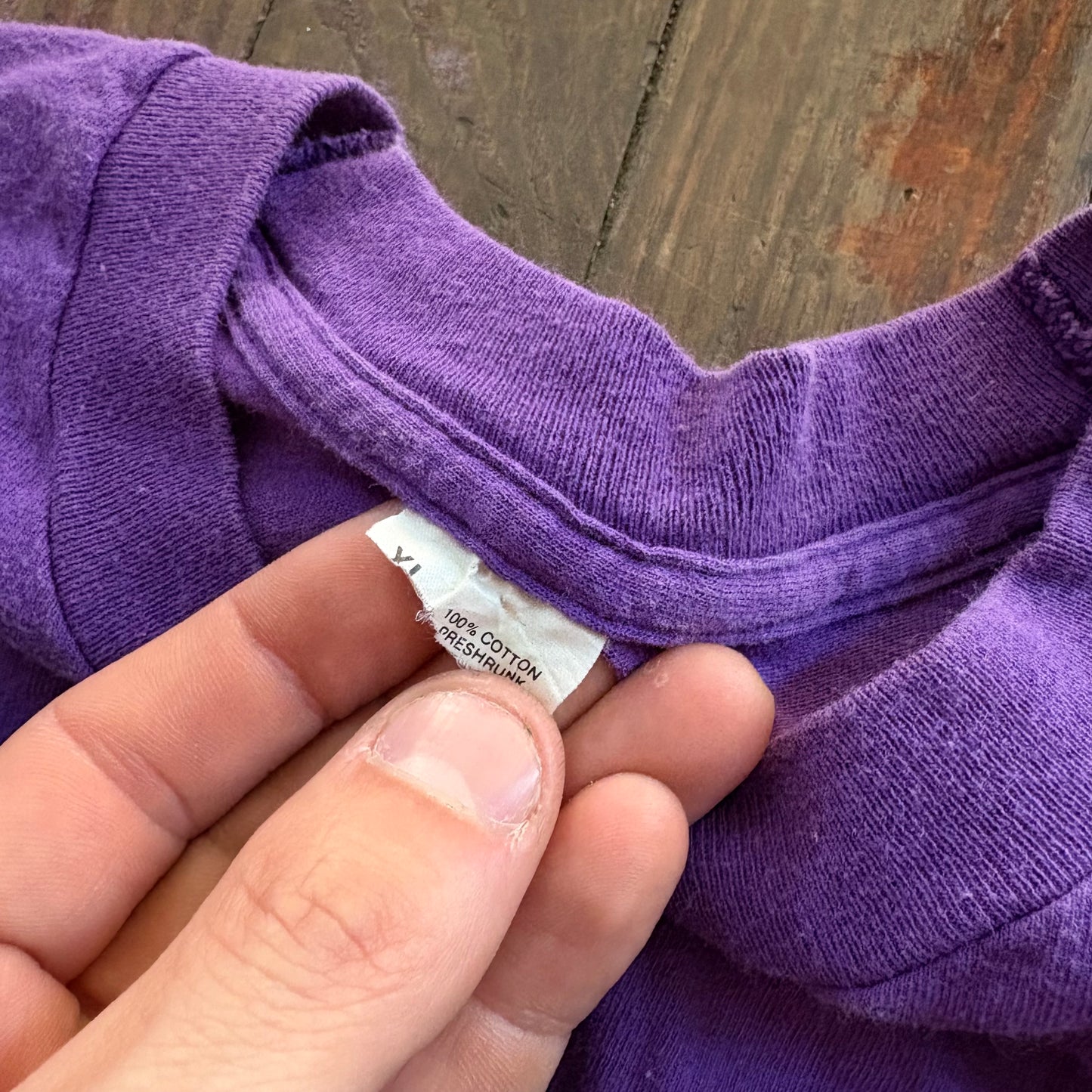 Purple Ace Soccer Pocket Tee