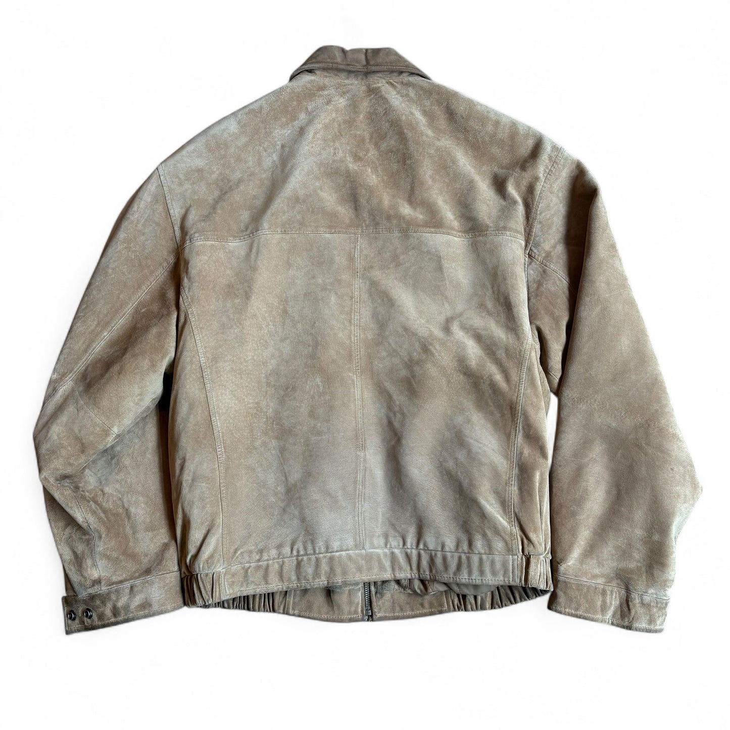 1990s Round-tree Leather Jacket