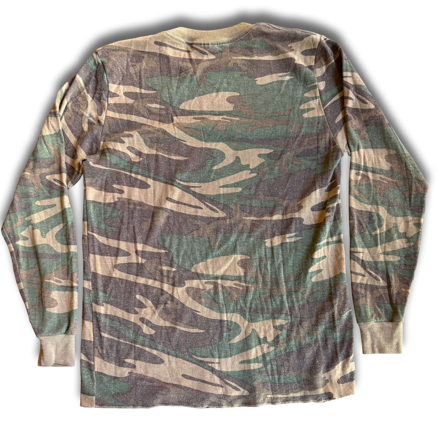 1980s Thick Camo Long-sleeve Tee