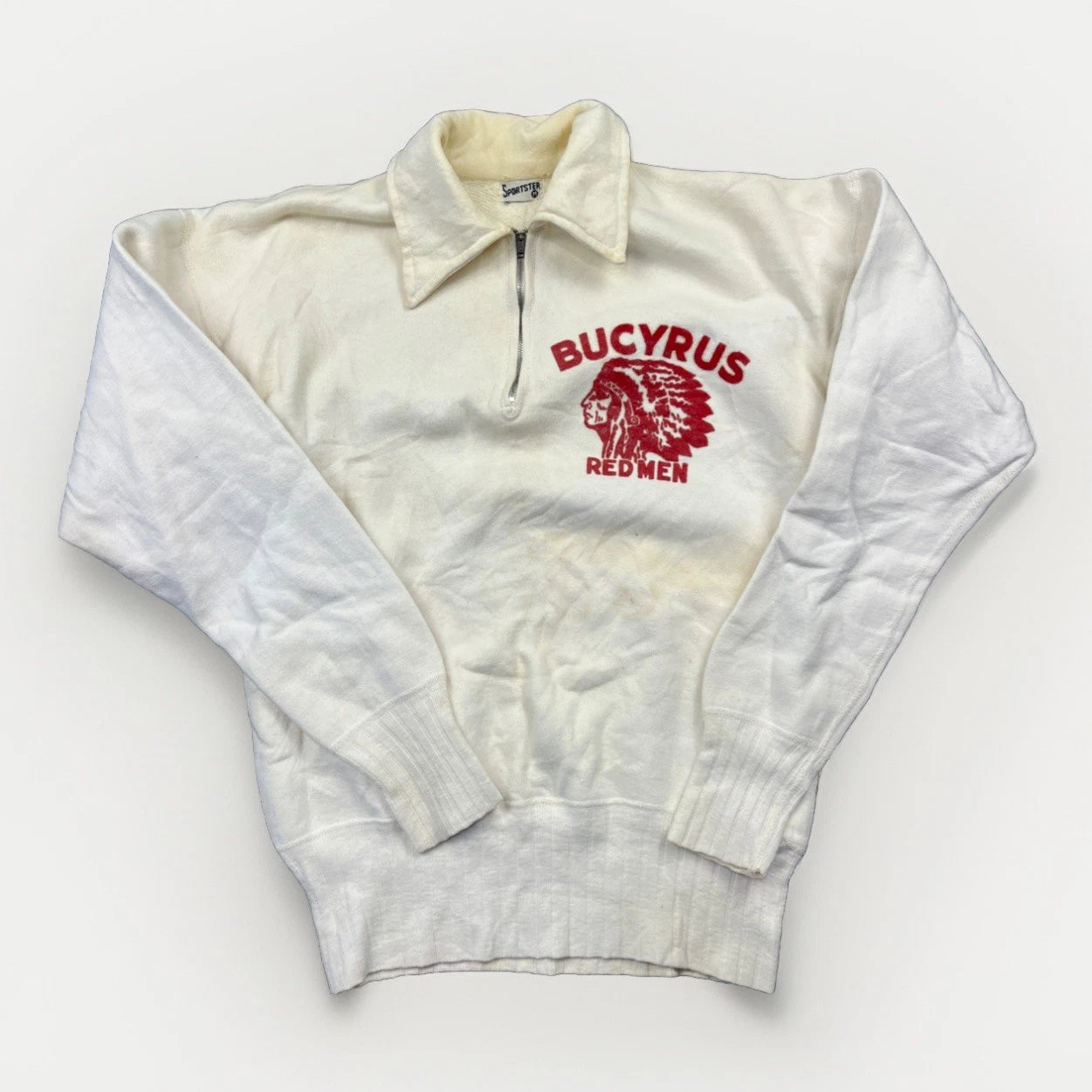 1950’s Bucyrus Red Men Quarter Zip Sweatshirt
