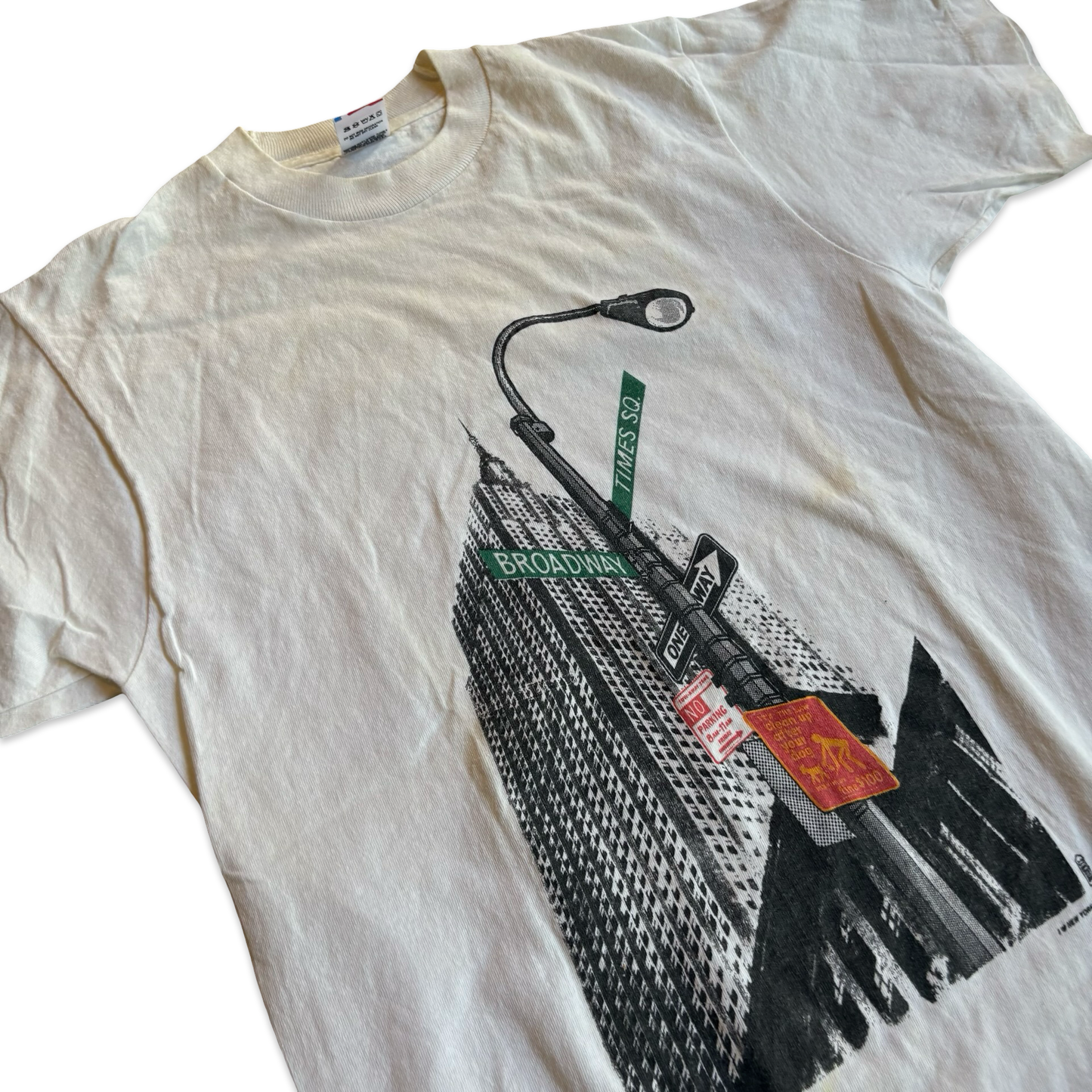 1990s New York Broadway & Times Sq. Graphic Tshirt