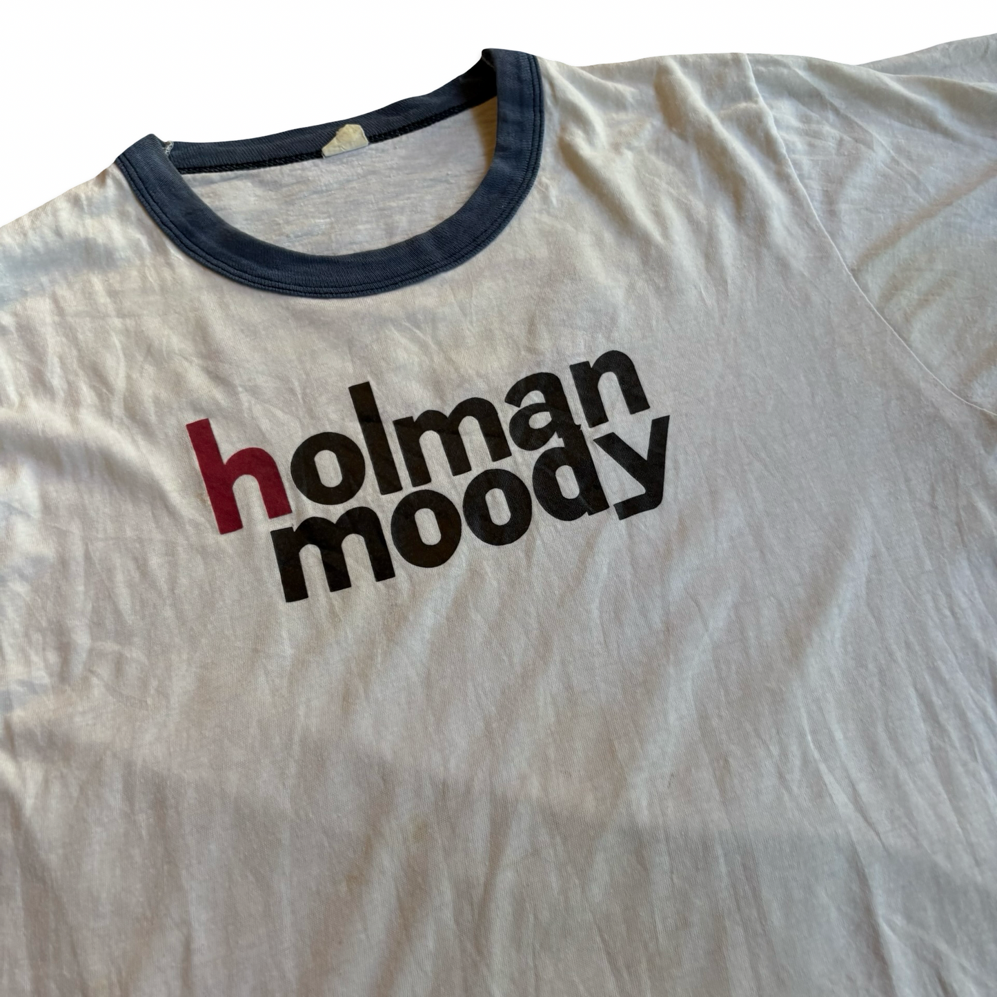 1980s Holman Moody Graphic Ringer Tshirt