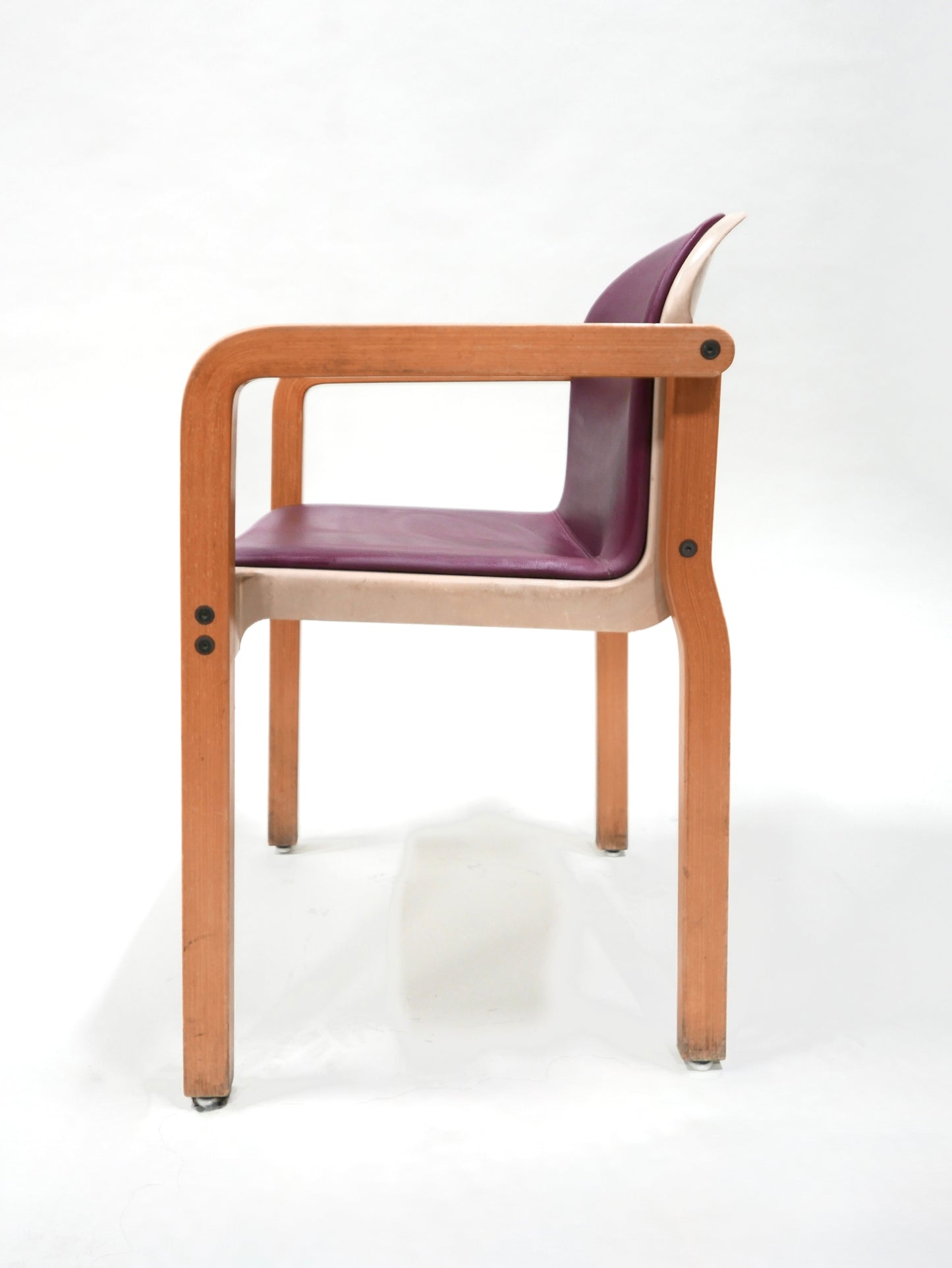 Mid-Century Gerd Lange Thonet Fiberglass Accent Chair Made in Germany