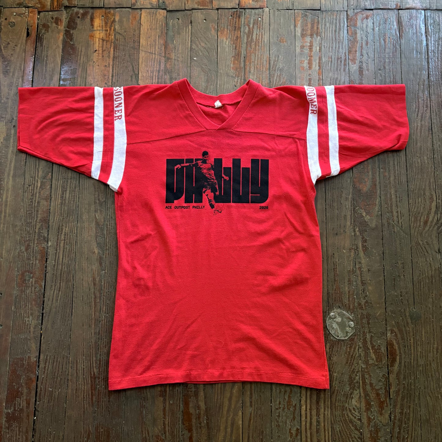 Red Ace Soccer Jersey Tee