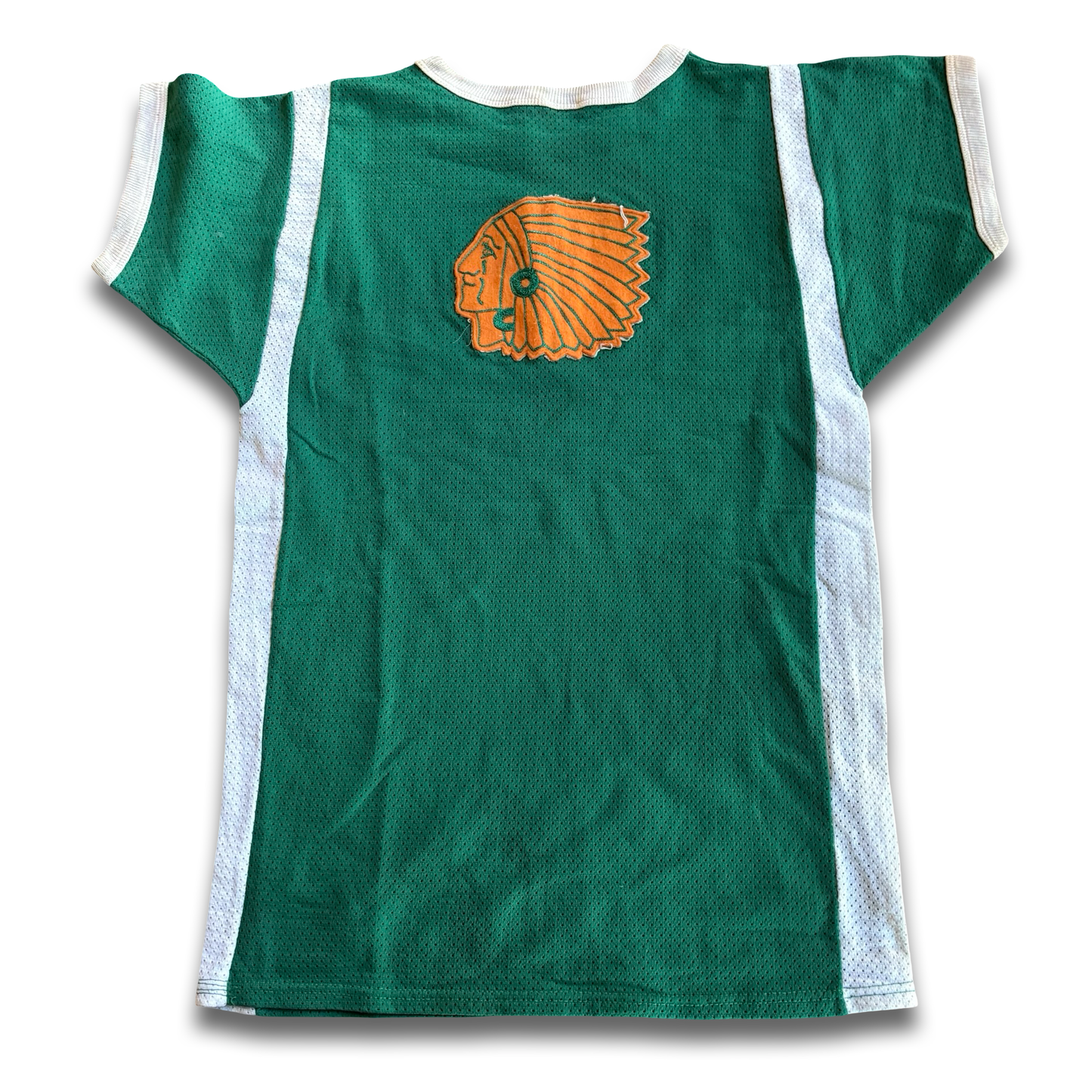 1950s Green Embroidered Jersey