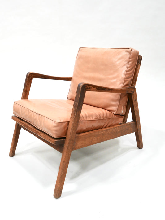 Vintage MCM Leather Accent Chair