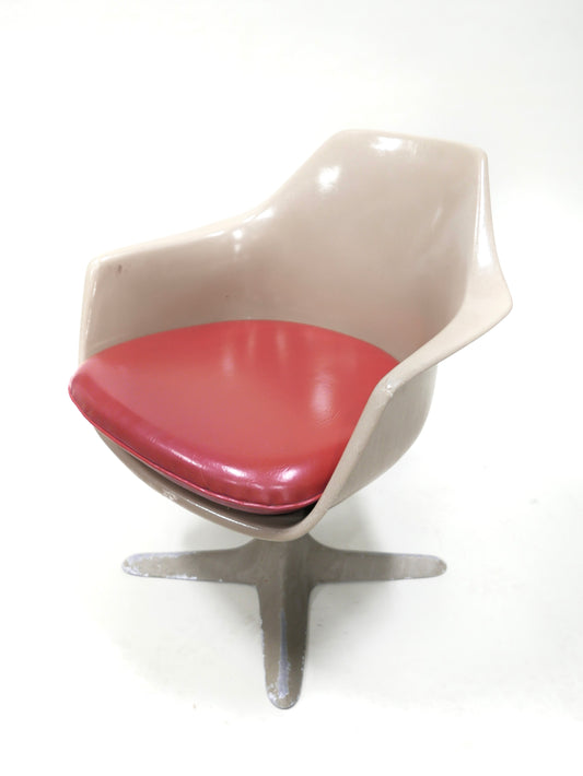 1960s Burke Fiberglass Armchair