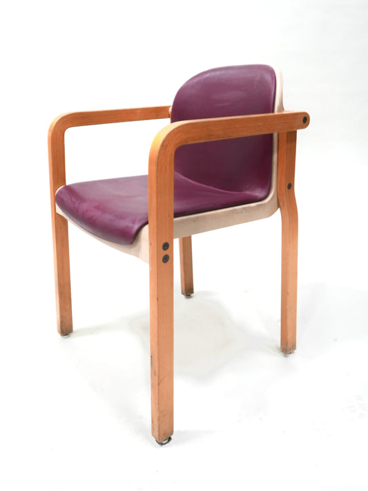 Mid-Century Gerd Lange Thonet Fiberglass Accent Chair Made in Germany