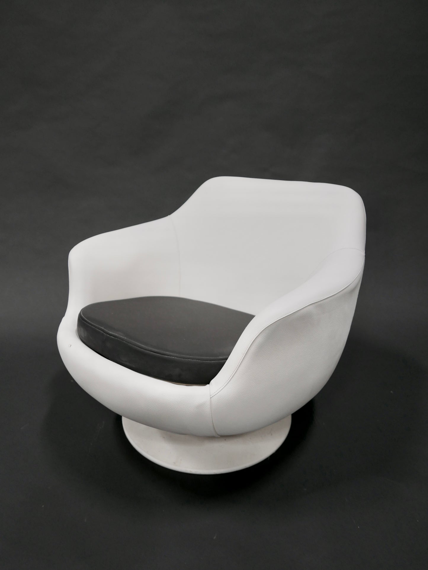 1960s Swedfern Pleather Cocktail Chair