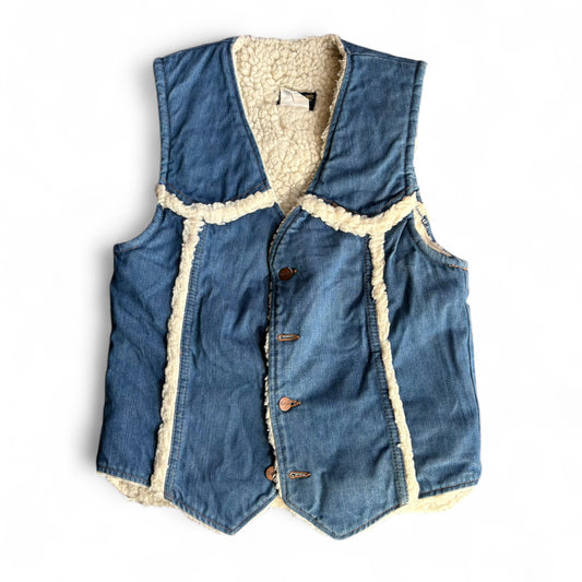 1970s Wrangler Sherpa Vest