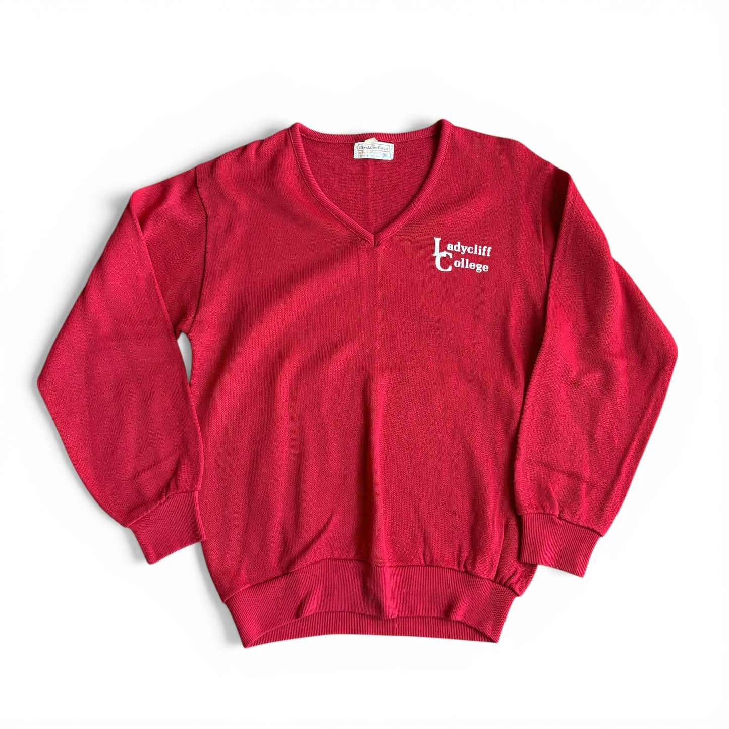 1970s Raylon Lady-cliff College Sweater