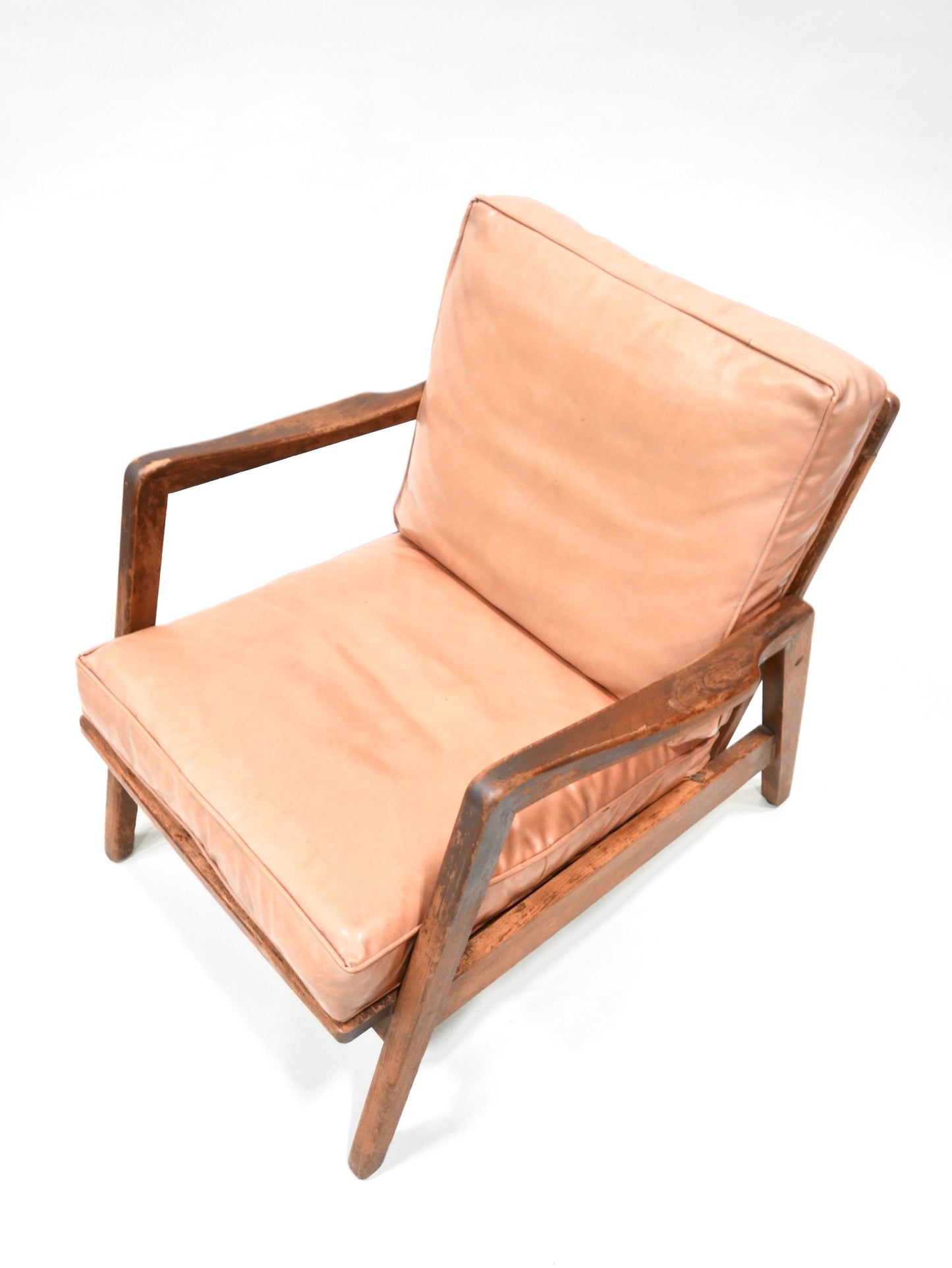 Vintage MCM Leather Accent Chair