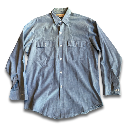 1970s Big Mac Chambray Button Up