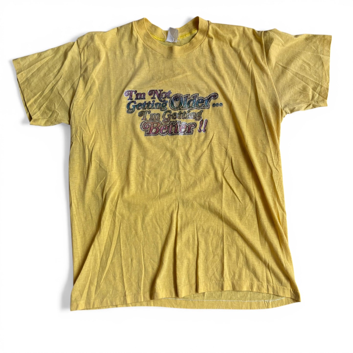 1980s Getting Old Getting Better Tee