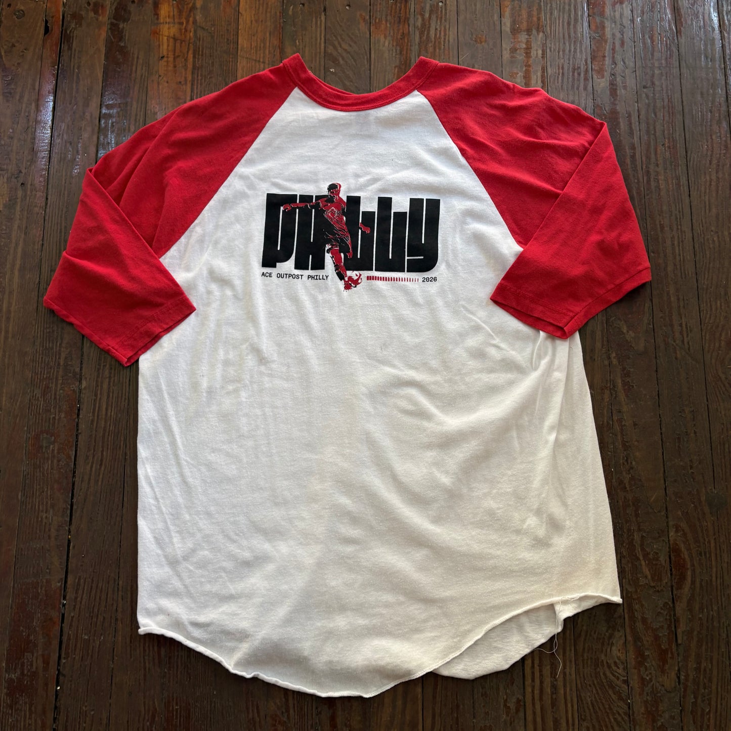 Red Ace Soccer Raglan