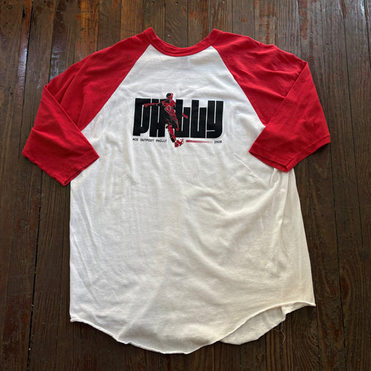 Red Ace Soccer Raglan