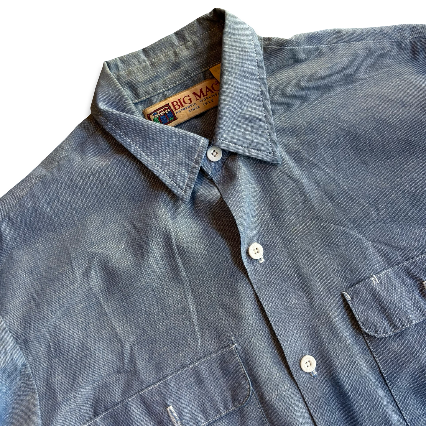 1970s Big Mac Chambray Button Up