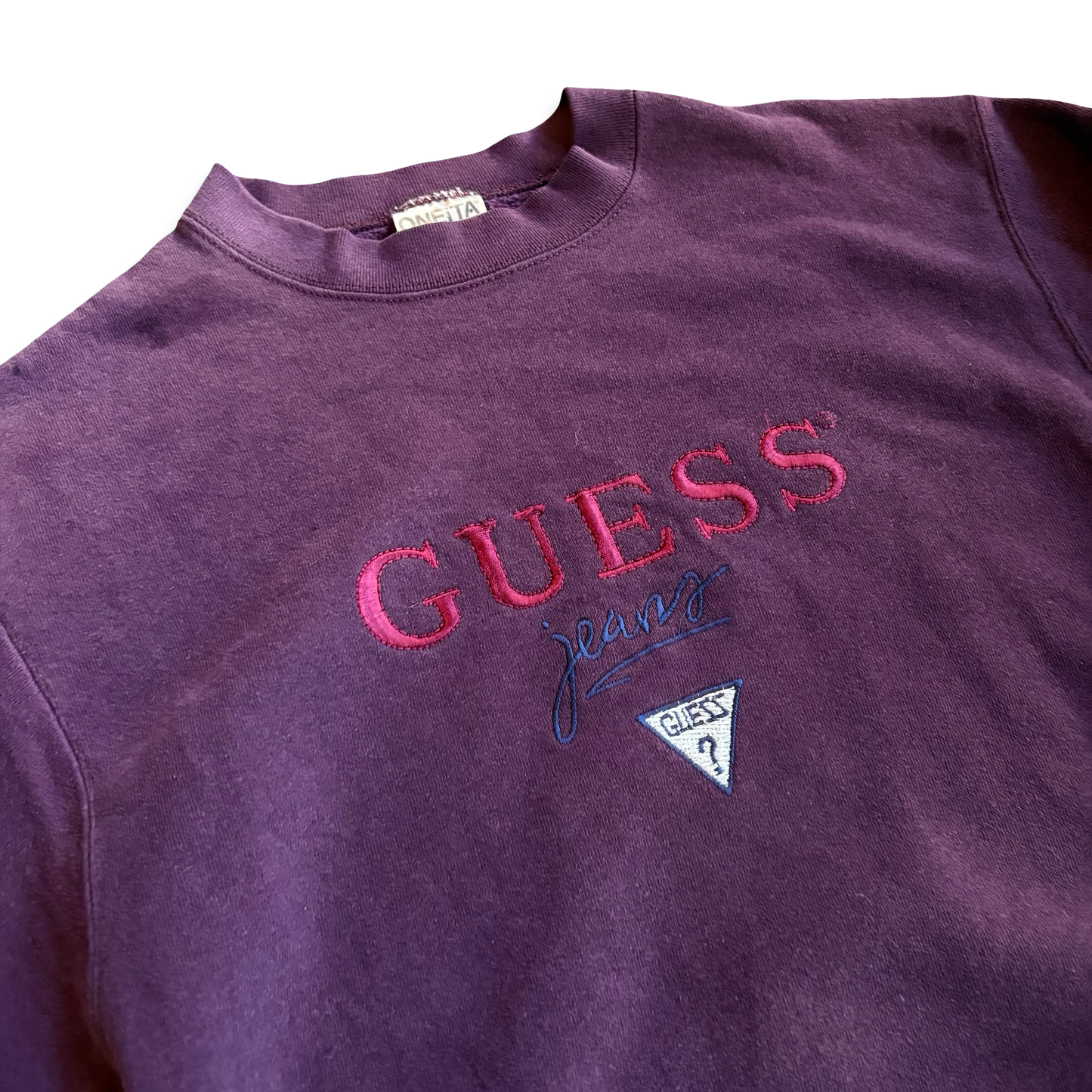 1990s Guess Embroidered Crewneck