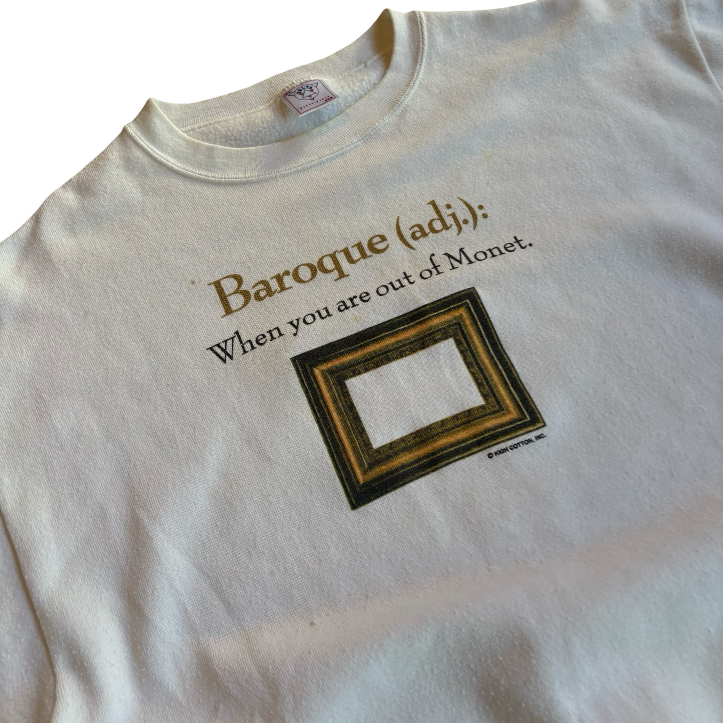 1990s Baroque (adj.) Art Graphic Sweatshirt