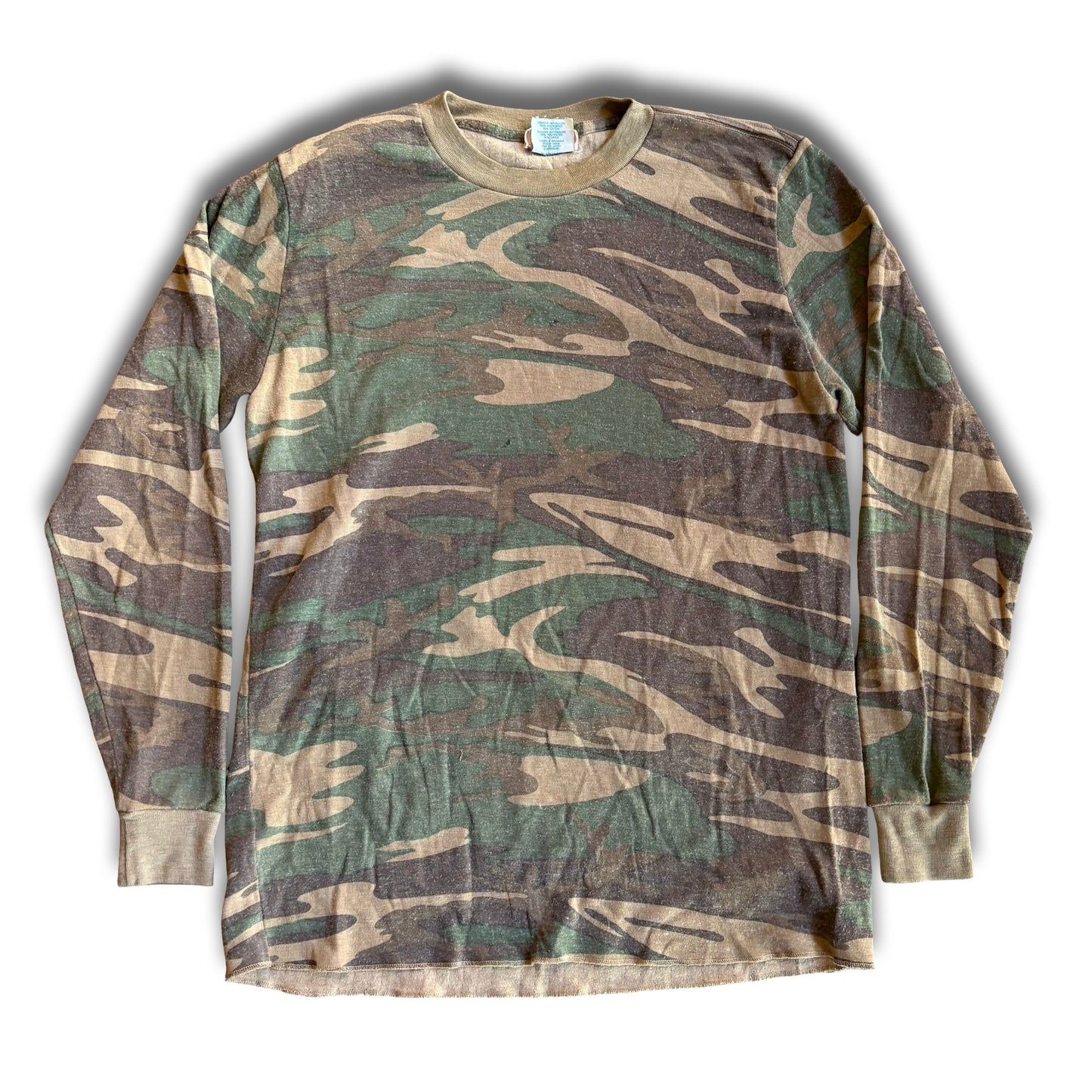 1980s Thick Camo Long-sleeve Tee