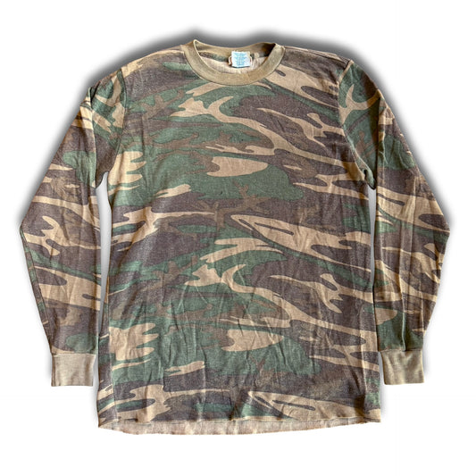 1980s Thick Camo Long-sleeve Tee