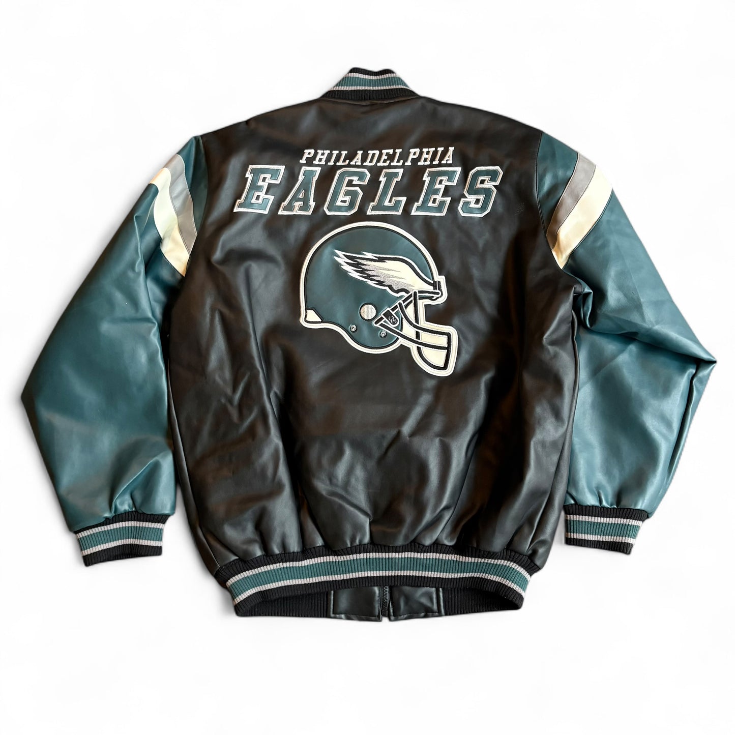 Y2K Philadelphia Eagles Leather Jacket