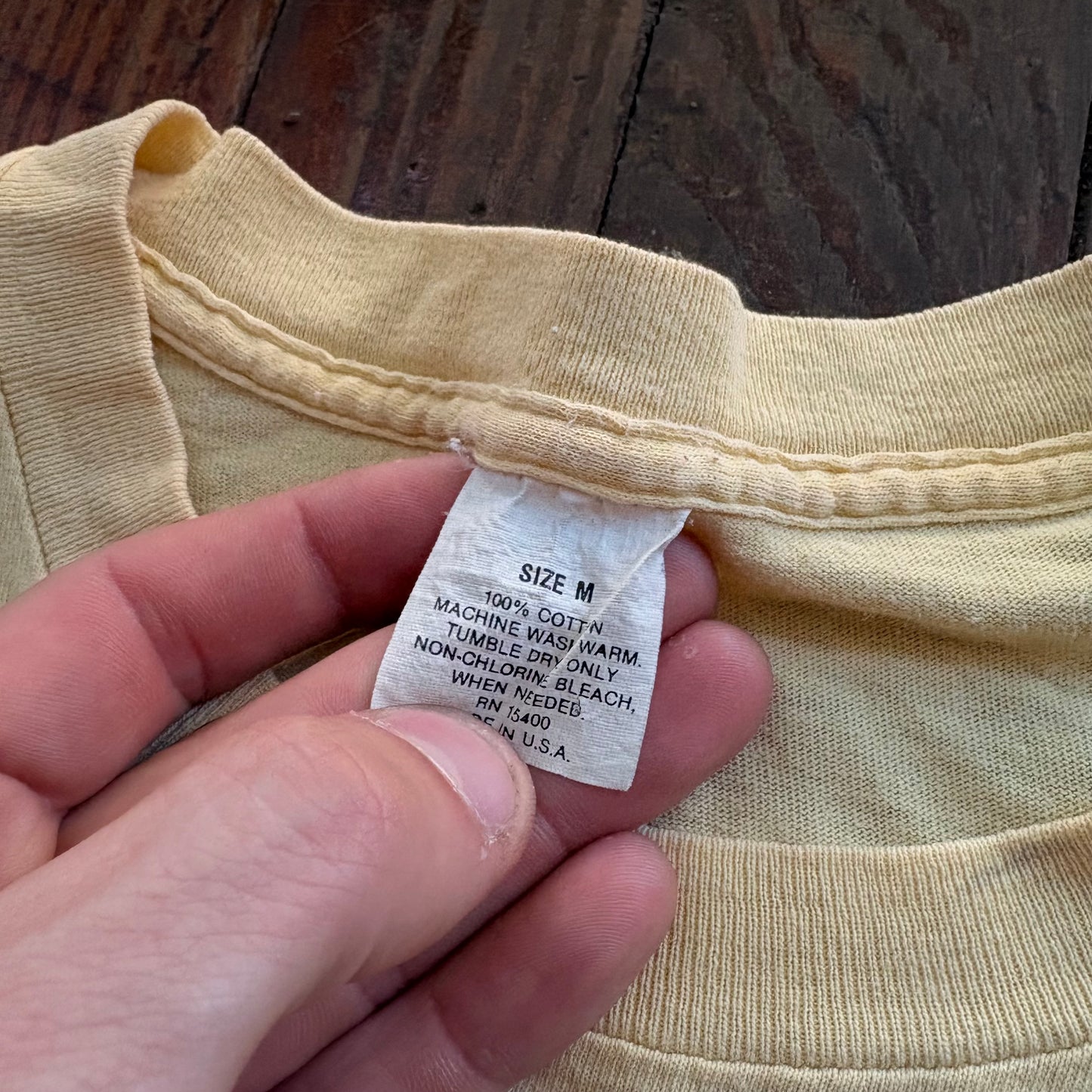Pale Yellow Ace Soccer Tee