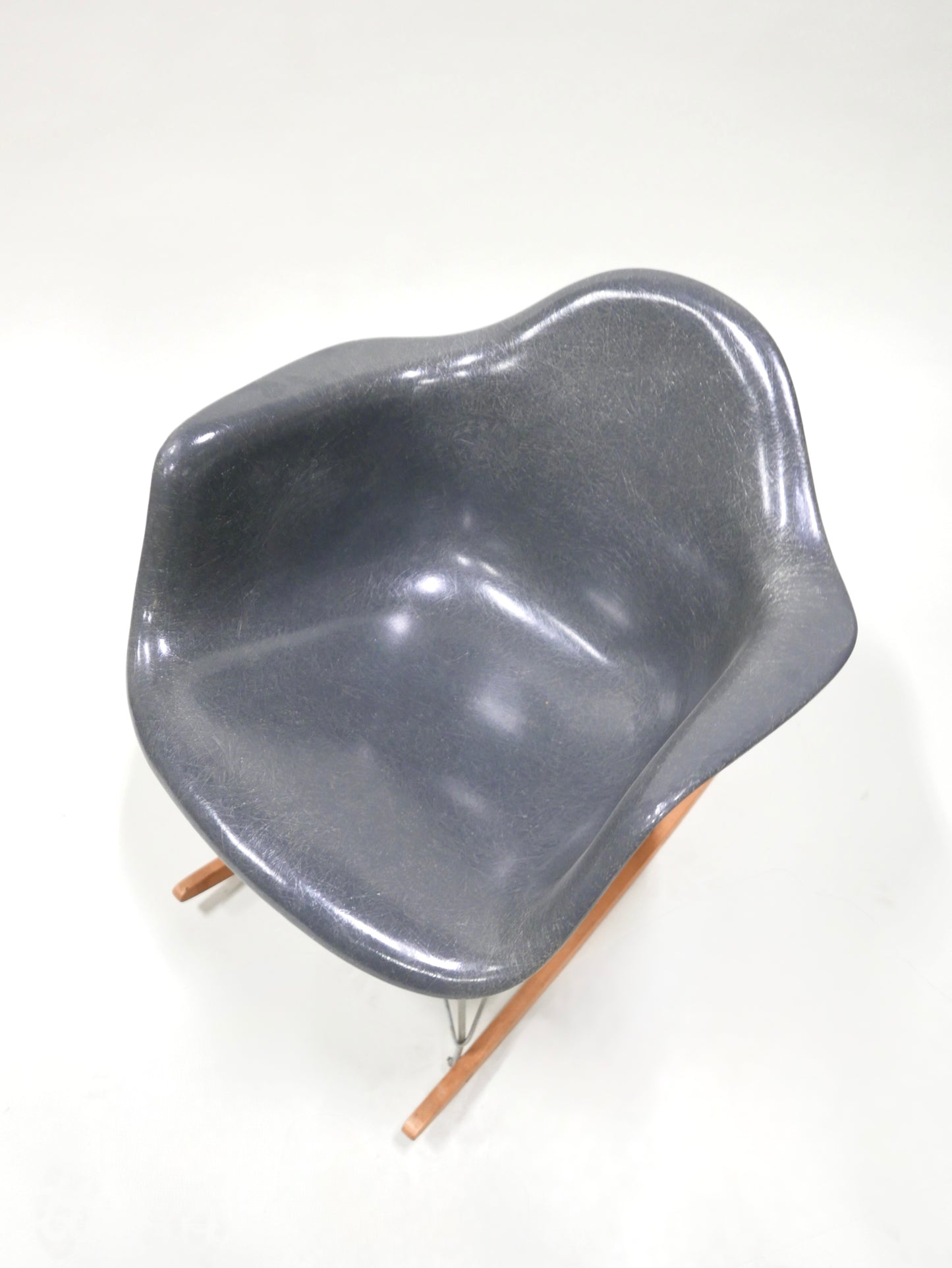 1950s Eames Rocking Armchair Elephant gray
