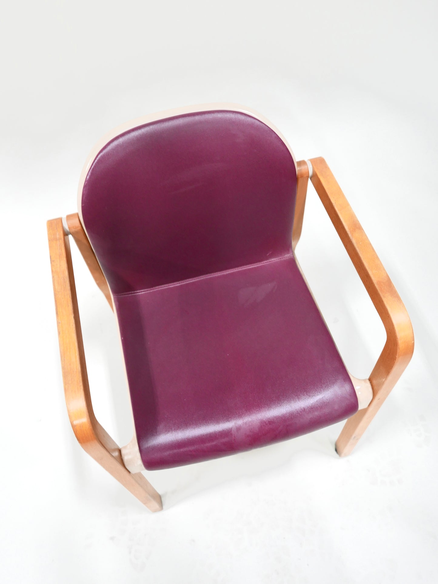 Mid-Century Gerd Lange Thonet Fiberglass Accent Chair Made in Germany