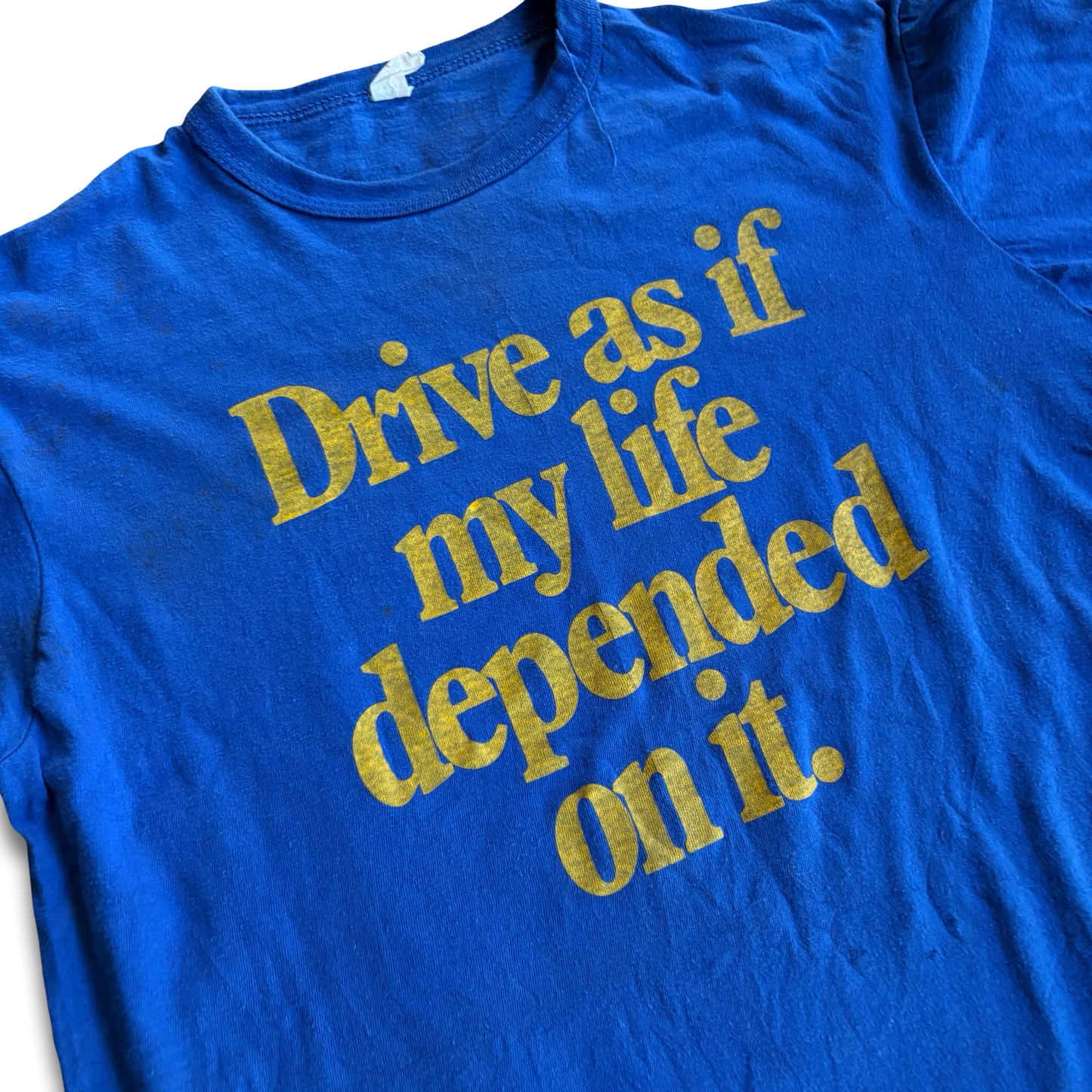 1980s Drive As If My Life Depends On It