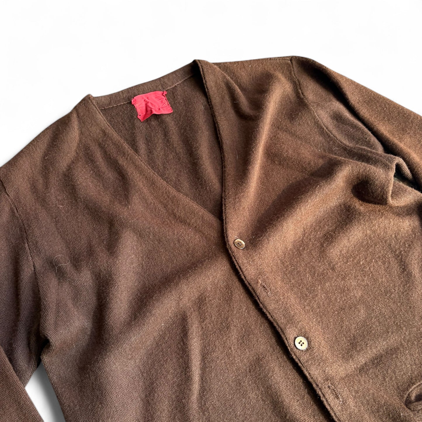 1970s Faded Brown Cardigan