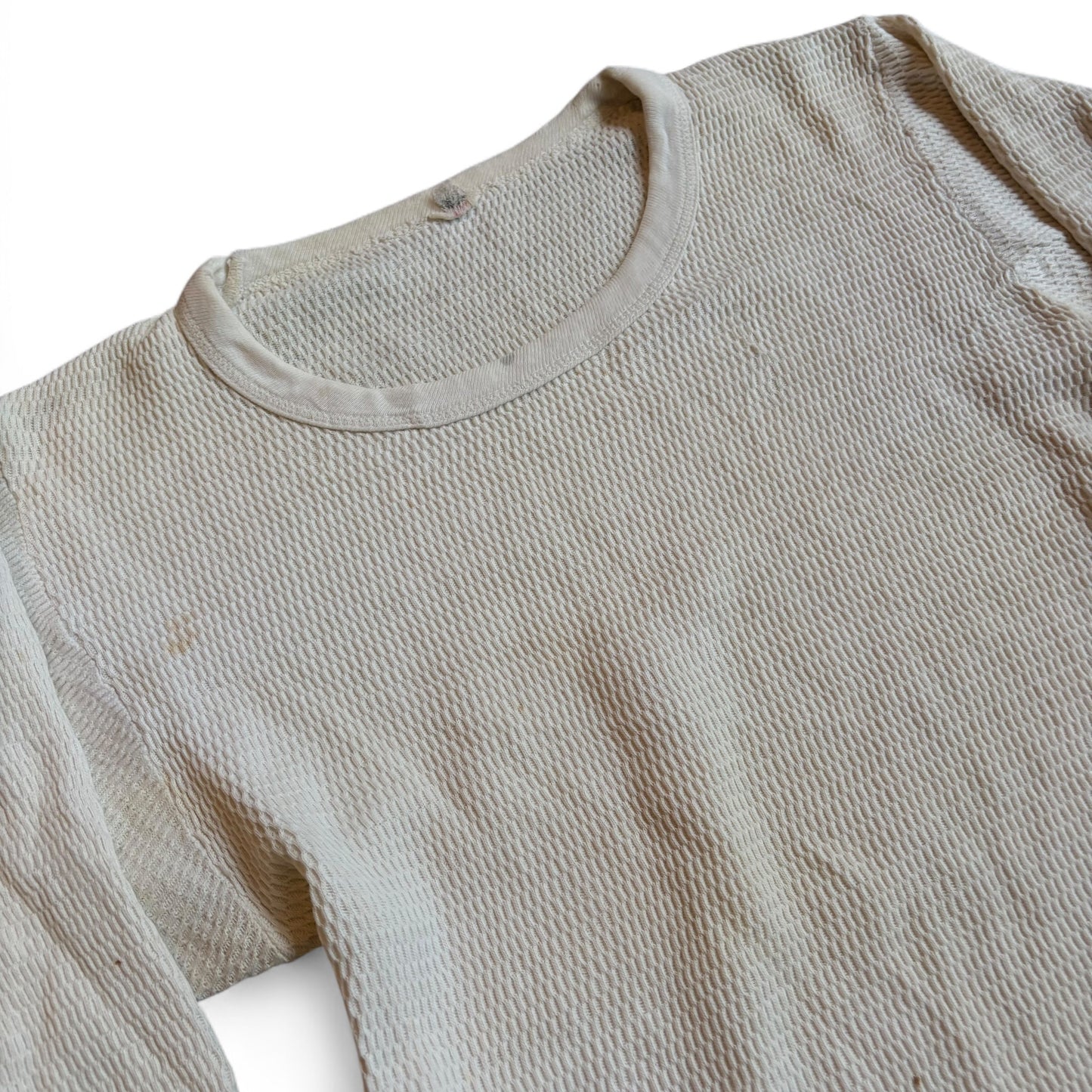 1980s Hanes Waffle Knit Thermal