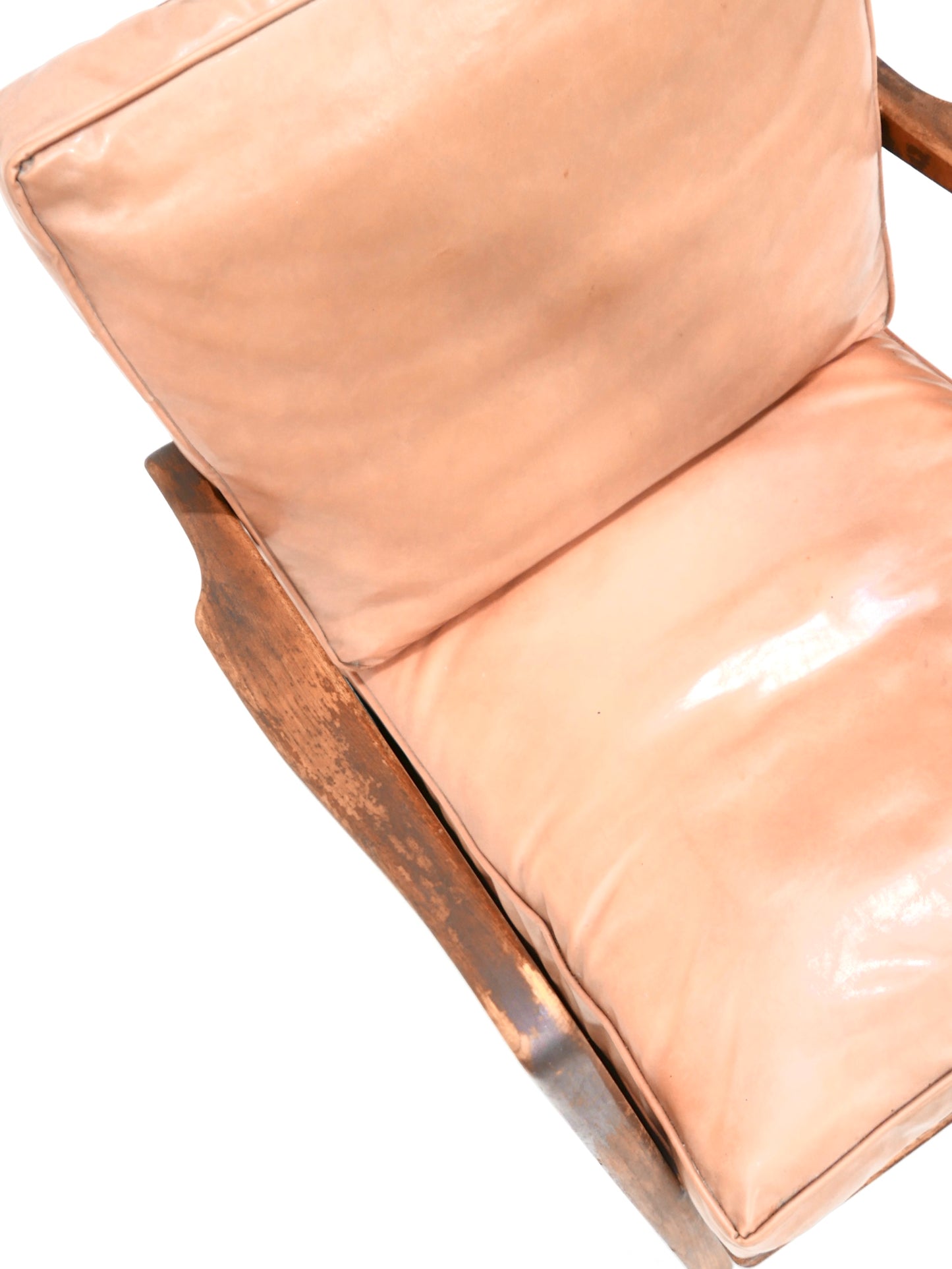 Vintage MCM Leather Accent Chair