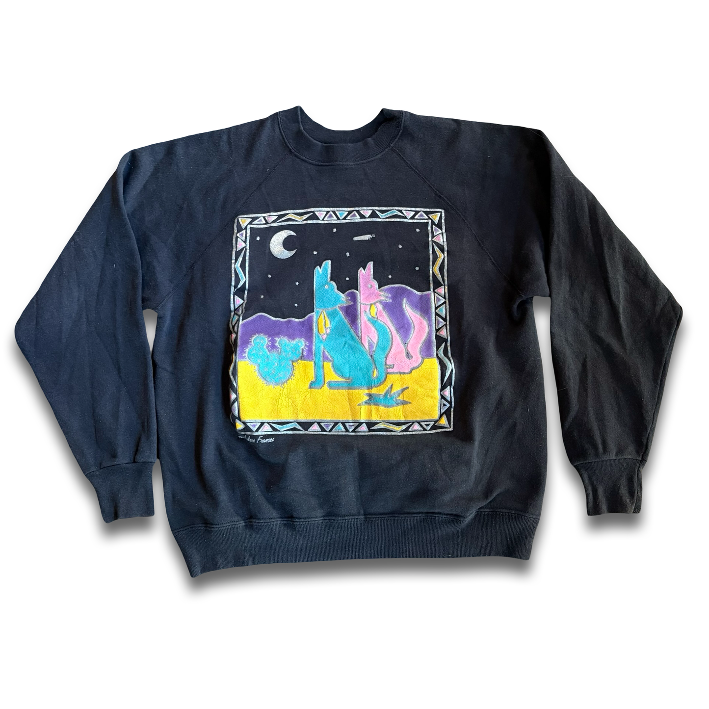 1990s Desert Wolfs Crewneck