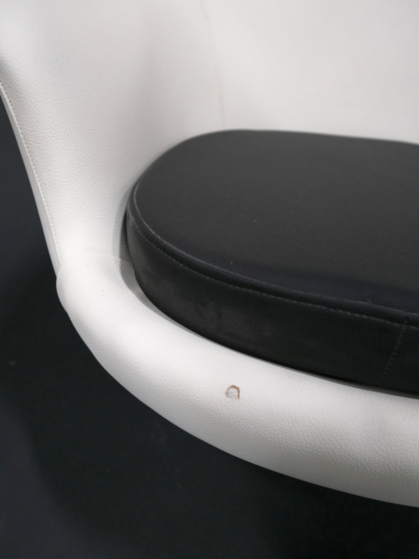 1960s Swedfern Pleather Cocktail Chair