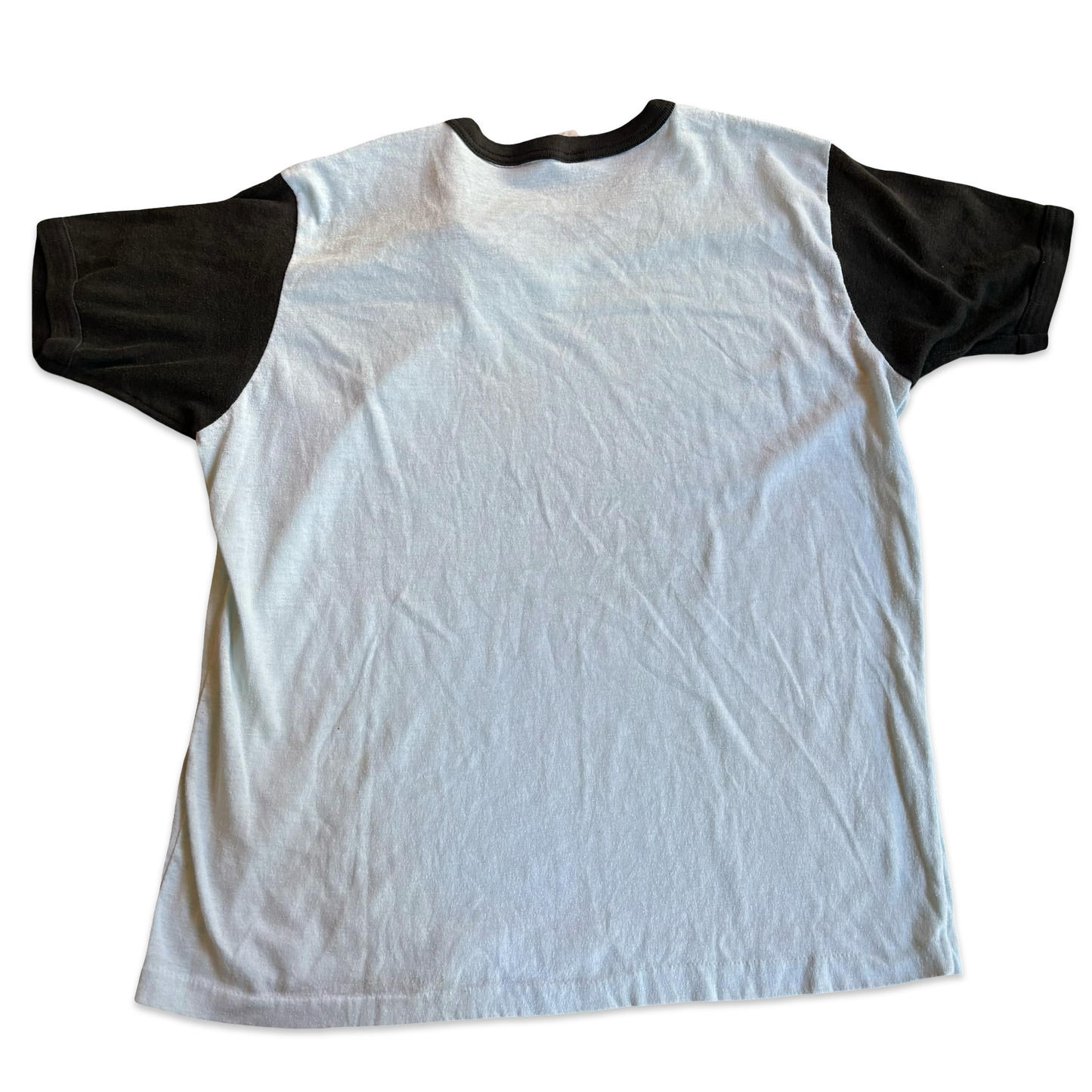 1980s Jackson Hole Wyoming Black Sleeve Graphic Tshirt