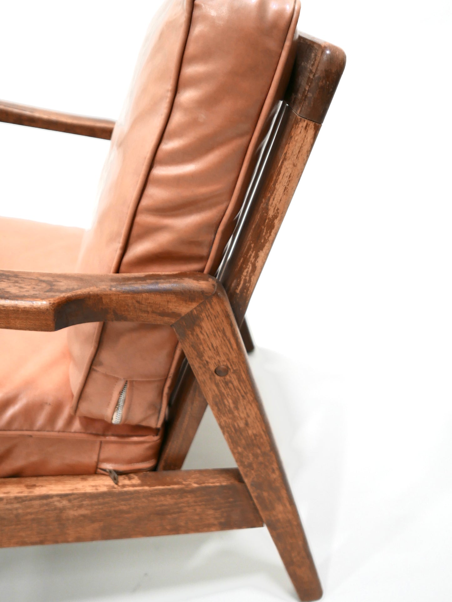 Vintage MCM Leather Accent Chair