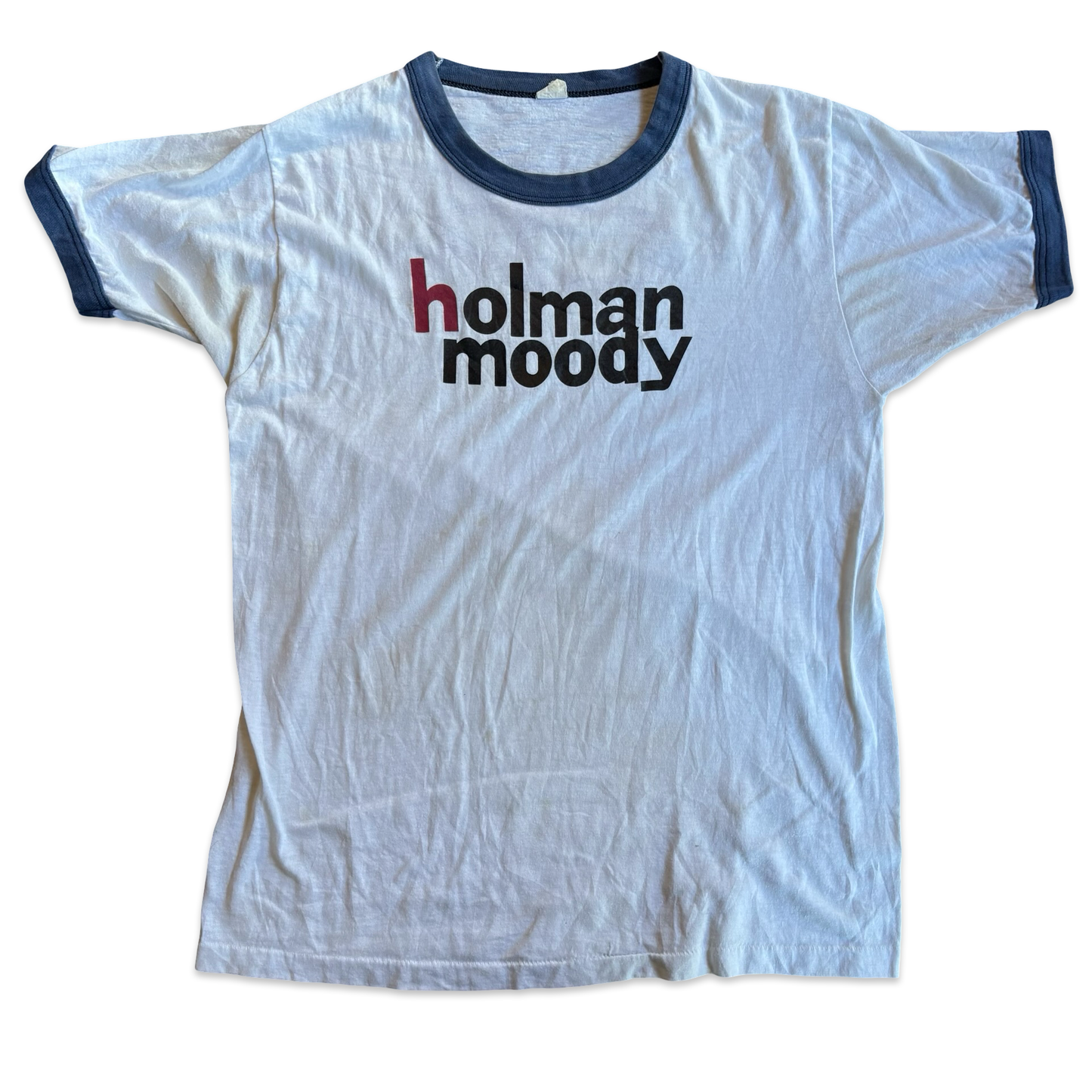 1980s Holman Moody Graphic Ringer Tshirt