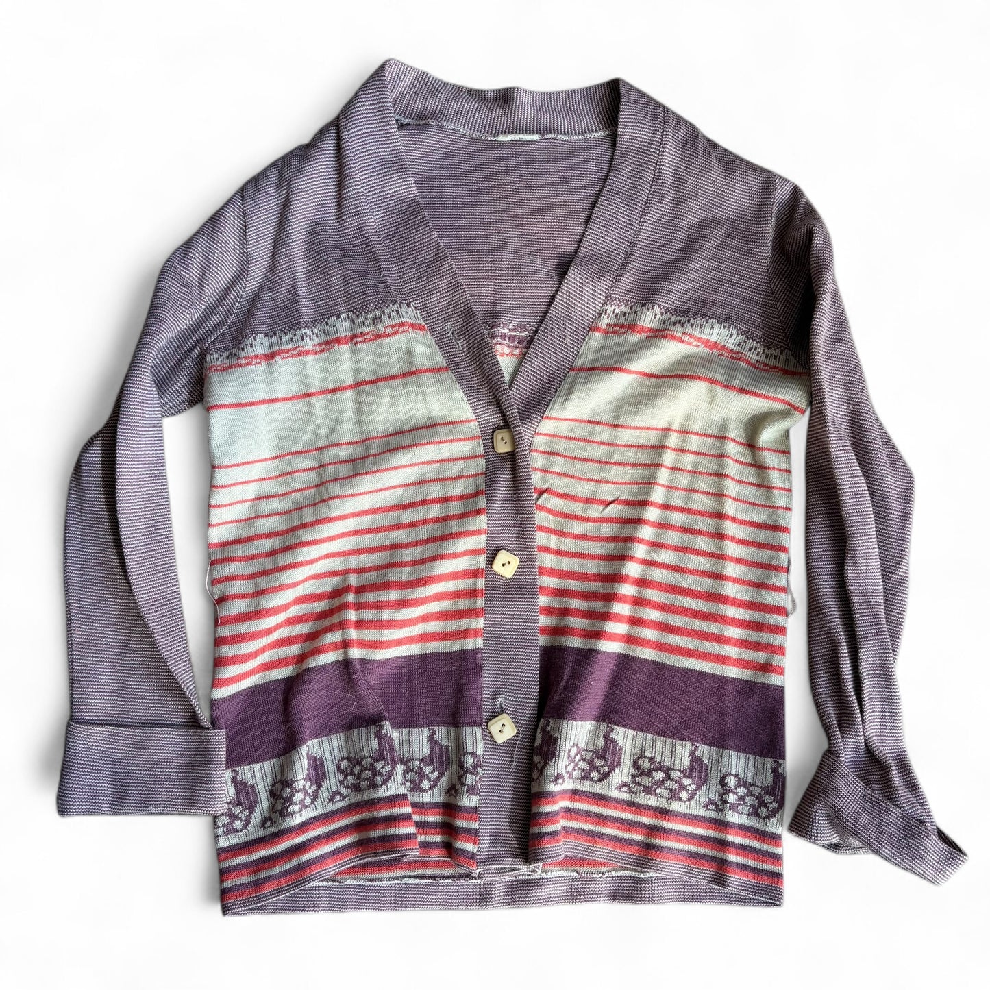 1970s Loomed Cardigan