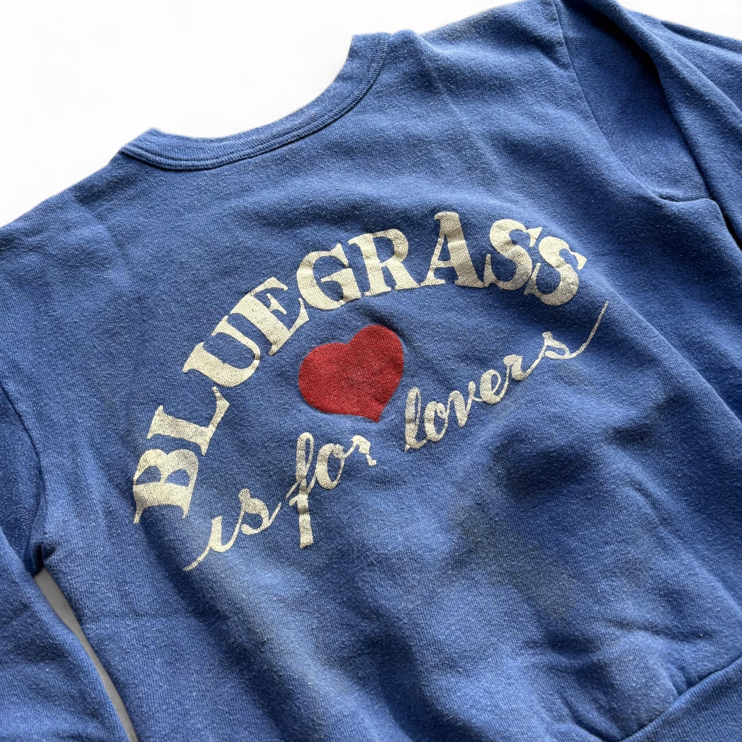 1980s Bluegrass Is For Lovers Crewneck