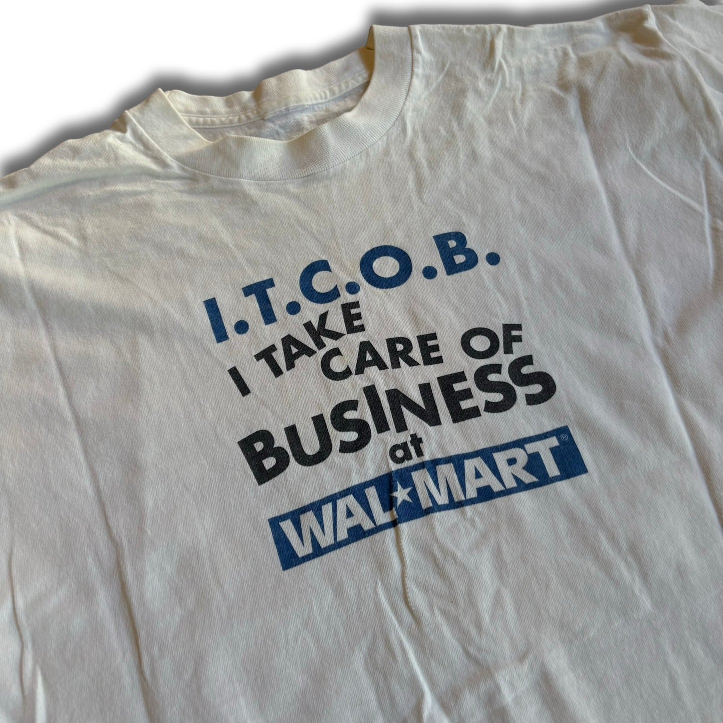 1990s I Take Care Of Business Walmart Tee
