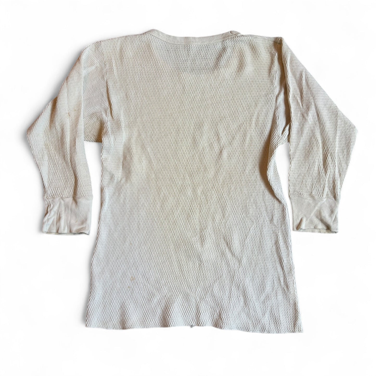 1980s Hanes Waffle Knit Thermal