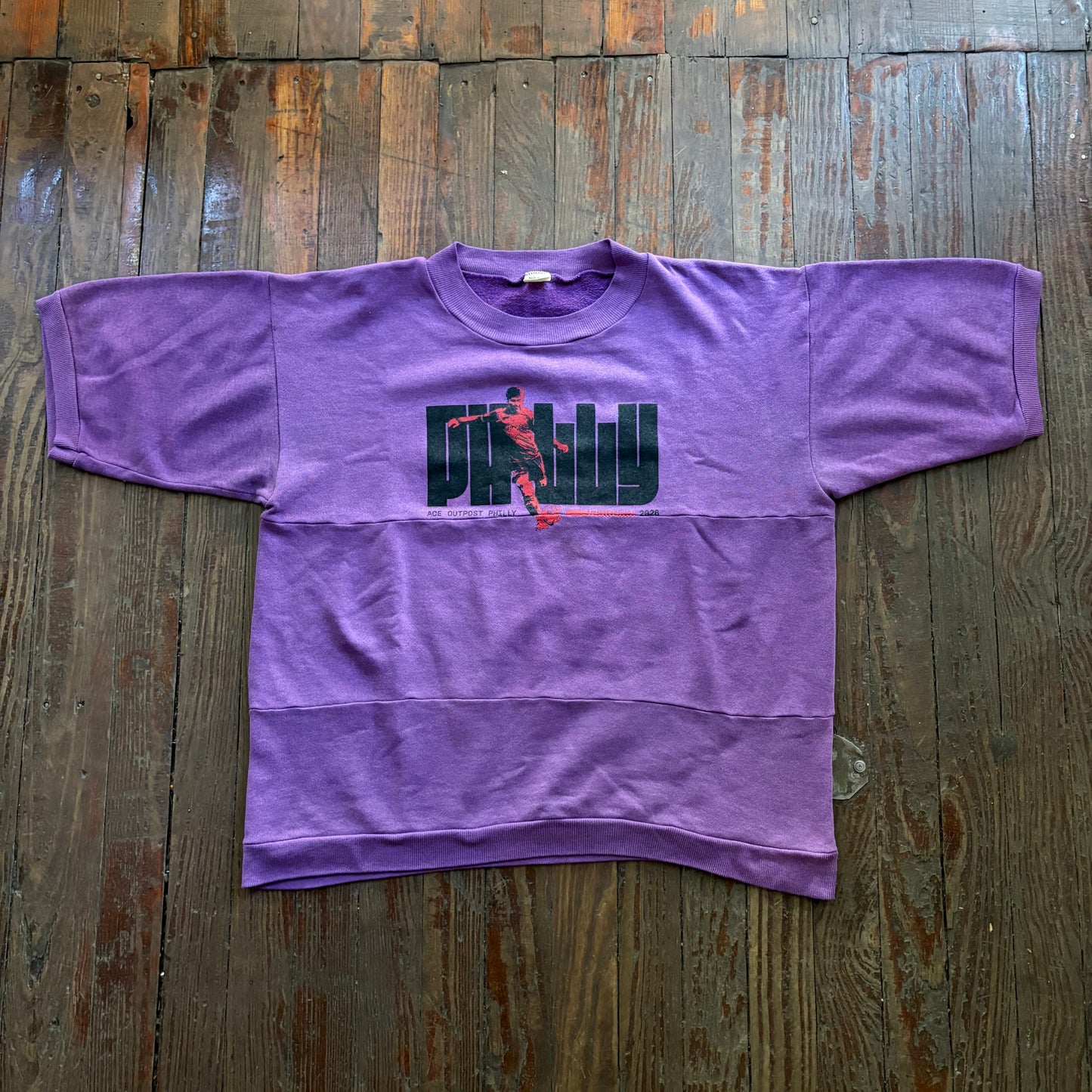 Purple Ace Soccer Crewneck