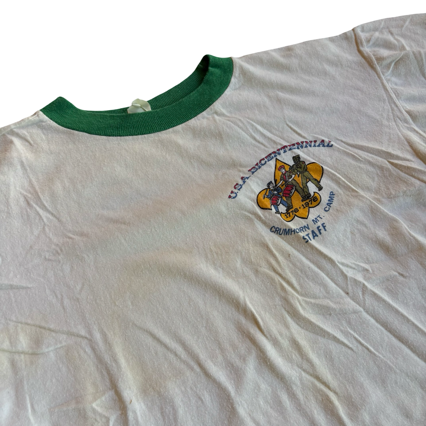 1970s U.S.A Bicentennial Graphic Ringer Tshirt