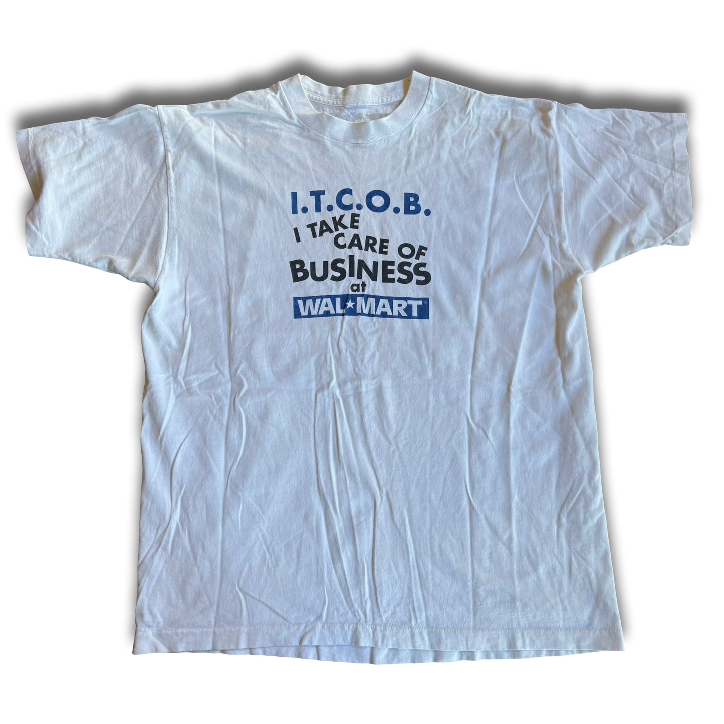 1990s I Take Care Of Business Walmart Tee