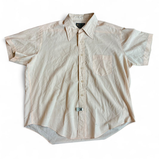 1970s Salmon Pink John Blair Button Up